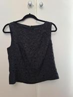 Mariposa zwarte top met kraaltjes maat 38, Kleding | Dames, Maat 38/40 (M), Verzenden, Zwart, Mariposa