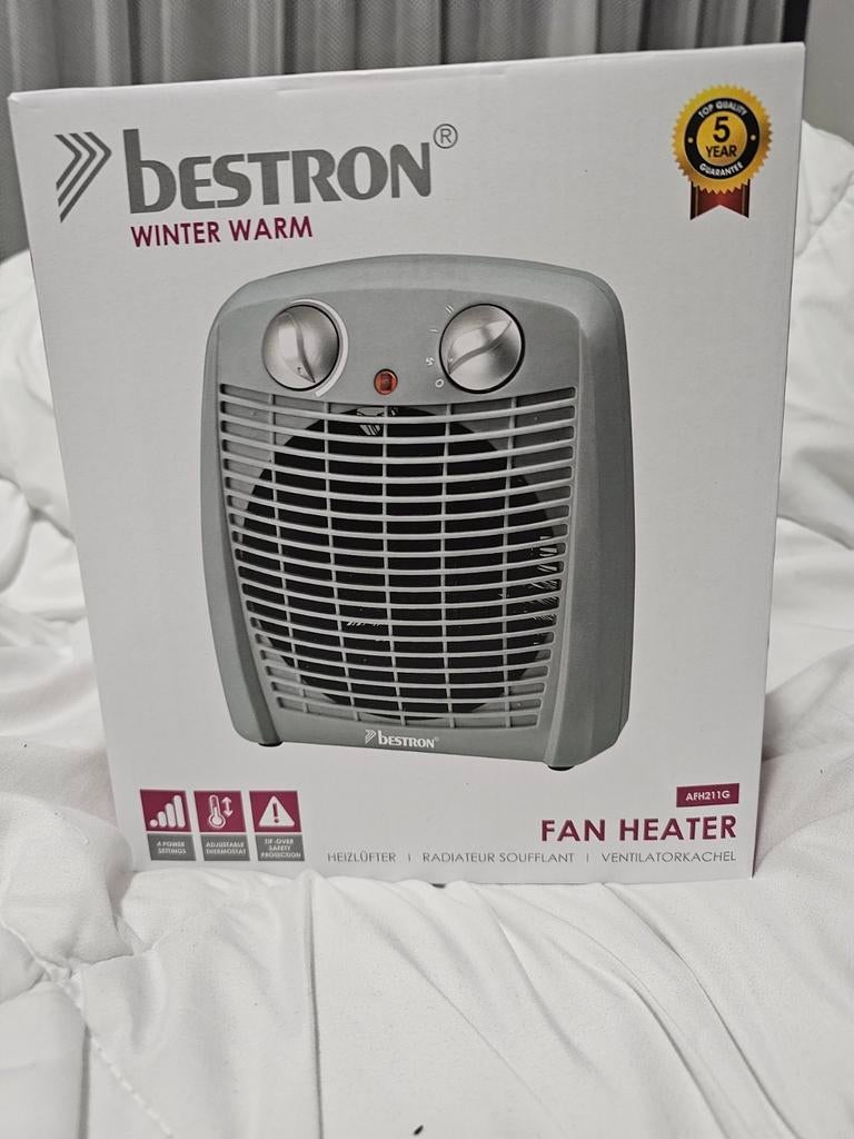 Bestron Winter Warm Ventilator Kachel - 3 standen, Doe-het-zelf en Verbouw, Verwarming en Radiatoren, Ophalen of Verzenden, Nieuw