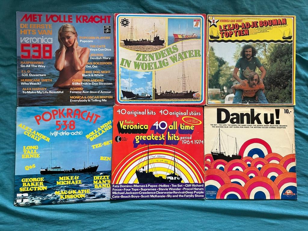 17 LP's Veronica (ook per stuk te koop), Cd's en Dvd's, Vinyl | Verzamelalbums, Gebruikt, 1980 - 1989, Ophalen of Verzenden, Pop