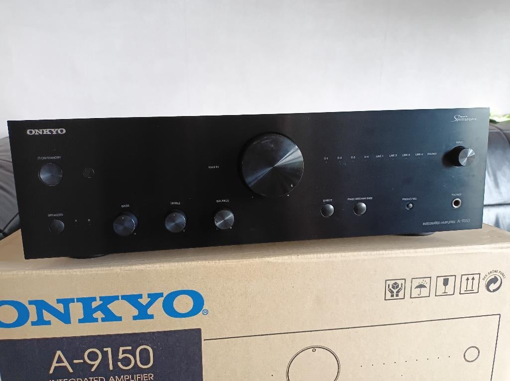 Onkyo A-9150 versterker., Ophalen, Zo goed als nieuw, Onkyo, Minder dan 60 watt