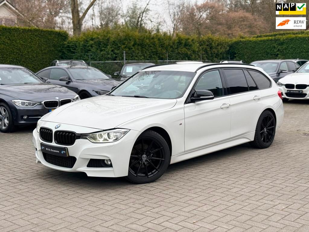 BMW 3-serie Touring 316i Executive M Sport|Nieuwe Ketting +, Auto's, Gebruikt, 4 cilinders, Alcantara, Wit