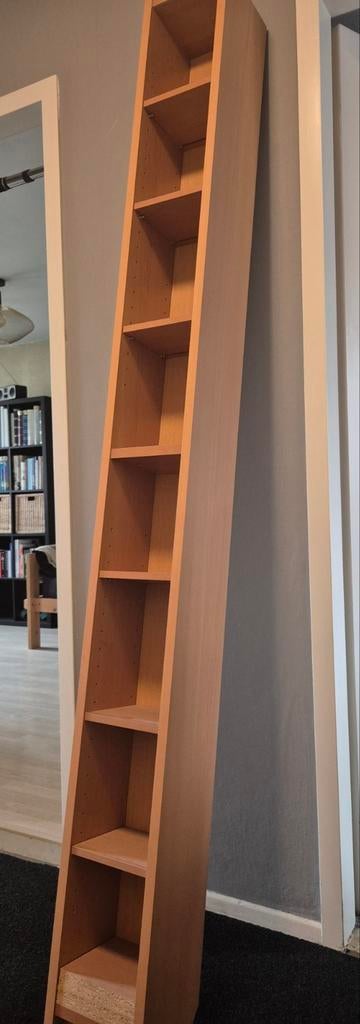 Houten Cd/Dvd kast met 8 vakken, Ophalen, Gebruikt, 150 discs of meer, Hout