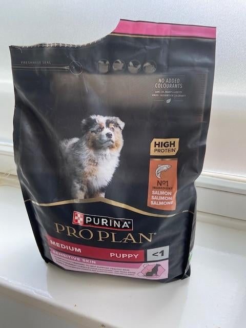 Purina Pro Plan, medium puppy, sensitive skin, Salmon 3 kilo, Ophalen, Hond