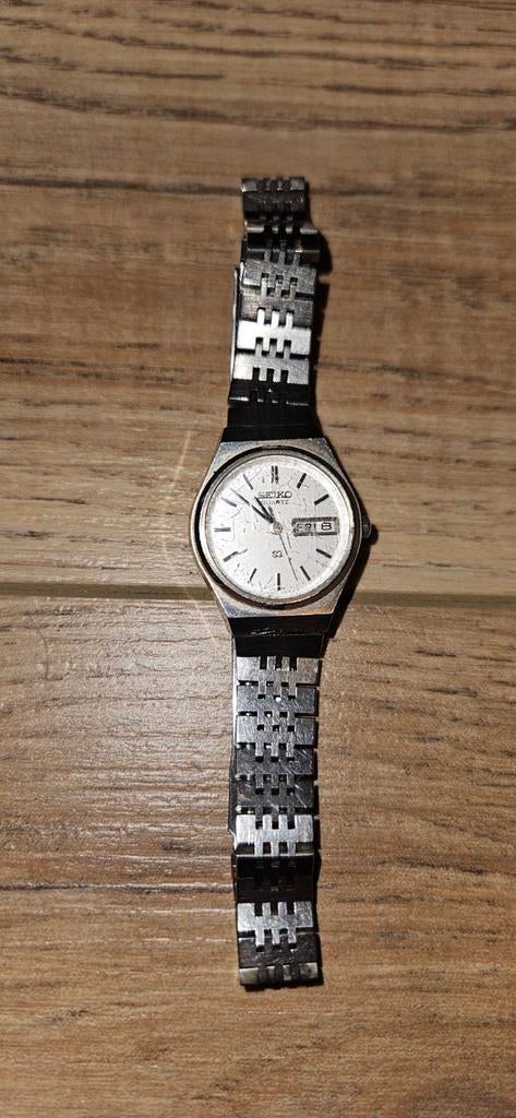 Vintage Seiko Quartz SQ Polshorloge - Gebruikt, Sieraden, Tassen en Uiterlijk, Horloges | Dames, Gebruikt, Staal, Polshorloge