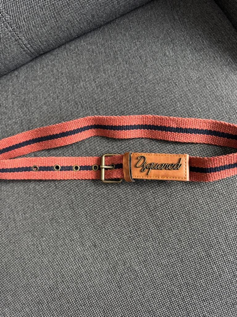 Dsquared riem, Kleding | Dames, Riemen en Ceinturen, Ophalen of Verzenden, Zo goed als nieuw, Zwart, 80 tot 90 cm