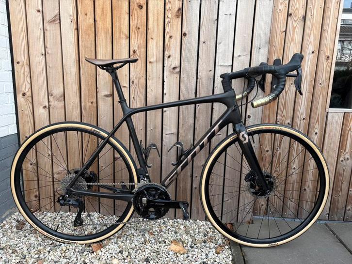 Scott Addict 10 maat 56 Shimano 105 Di2 disc perfecte staat!, Fietsen en Brommers, Fietsen | Racefietsen, Zo goed als nieuw, Overige merken