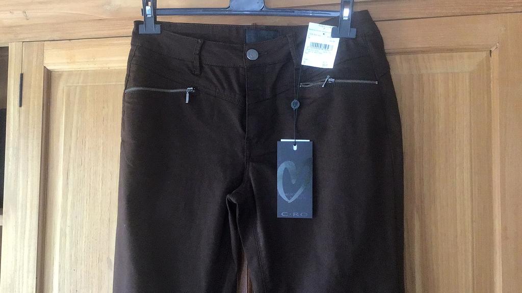 CRO Stretch broek bruin nieuw 38-40, Kleding | Dames, Bruin, Nieuw, Lang, Ophalen