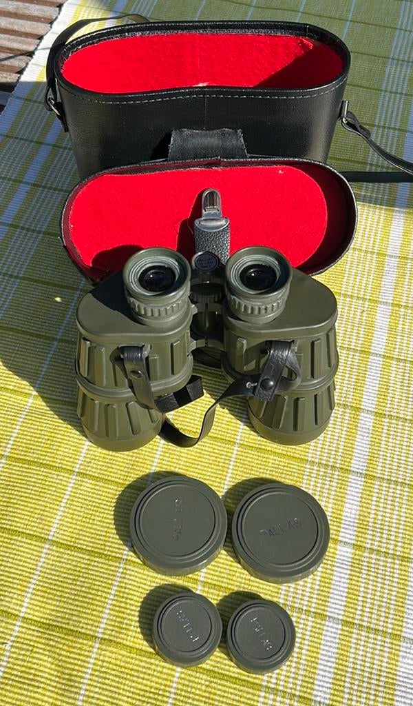 Pallas verrekijker 10x50 met foudraal, Ophalen of Verzenden, Gebruikt