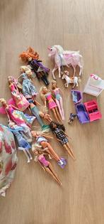 Grote set Barbies, Steffie poppen, kleding en accessoires, Ophalen of Verzenden, Gebruikt, Barbie