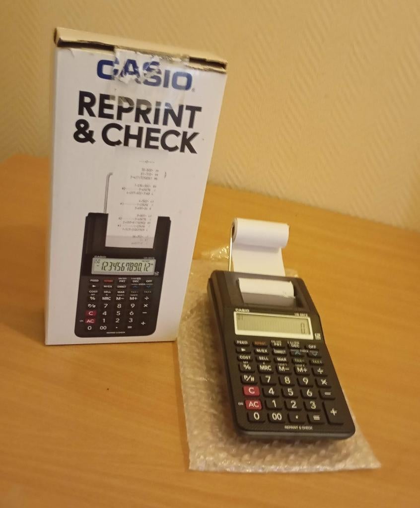 Calculatrice à imprimante Casio, Verzenden, Gebruikt