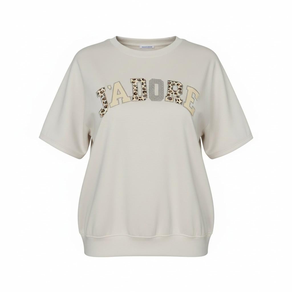 J'adore Top One Size - Ook via webshop te bestellen, Kleding | Dames, Davi-mode.nl, Beige, Maat 42/44 (L), Nieuw