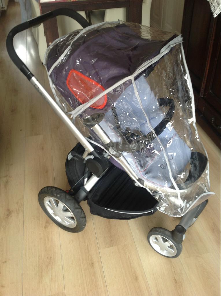 Quinny Buzz 4 Kinderwagen Paars/Lila met luchtbanden, Gebruikt, Luchtbanden, Quinny, Ophalen
