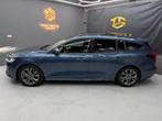 Ford Focus Wagon 1.0 Hybrid ST LineX 155pk LEER-PANO-KEYLESS, Blauw, Leder, 155 pk, Nieuw
