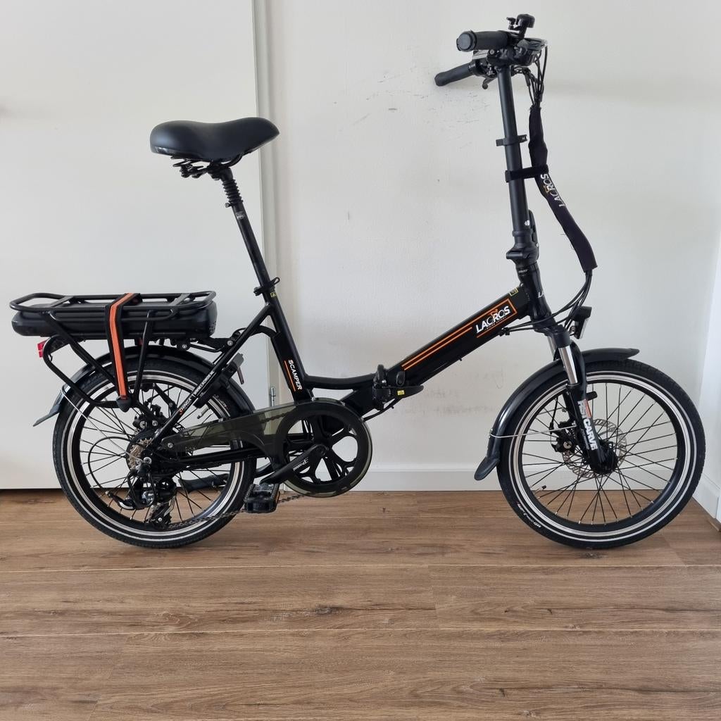 Z.G.A.N. Lacros S200 elektrische vouwfiets 20inch (594km), Fietsen en Brommers, Ophalen, Versnellingen, Zo goed als nieuw, Totaal opvouwbaar