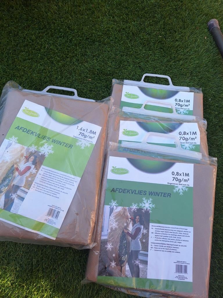 Afdekvlies Winter - Plantenbescherming tegen vorst, Ophalen of Verzenden, Nieuw