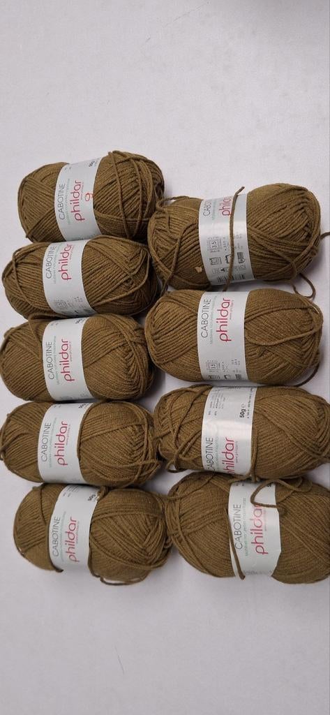 10 bollen wol van Phildar., Ophalen of Verzenden, Nieuw, Breien of Haken, Wol of Garen
