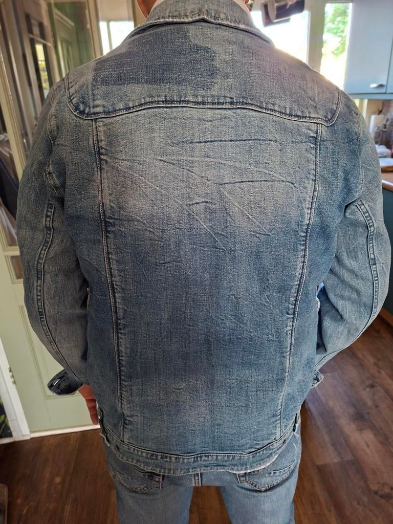 Pall Mall paletten spijkerjack xl 50 euro, Kleding | Heren, Ophalen, Zo goed als nieuw, Maat 56/58 (XL), Blauw