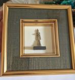 Oude ingelijste miniatuur Boeddha, Antiek en Kunst, Ophalen of Verzenden