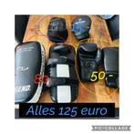 Boksset: Legend stootkussen, bokshandschoenen en pads, Sport en Fitness, Ophalen, Gebruikt, Overige