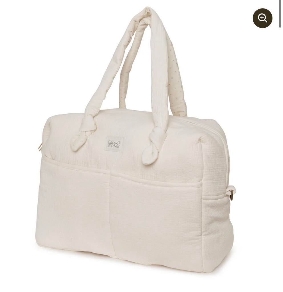Babyshower Sophie luiertas mom bag feel ivory nieuw twv €89, Ophalen of Verzenden, Nieuw