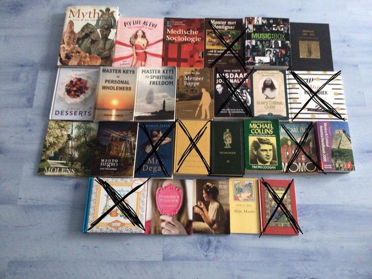 Boeken beginnend met de letter M, Boeken, Partijen en Verzamelingen, Zo goed als nieuw, Ophalen of Verzenden