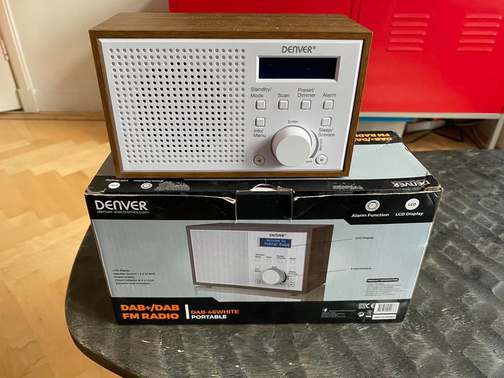 Denver Dab 46-white radio te koop, Audio, Tv en Foto, Radio's, Nieuw, Ophalen