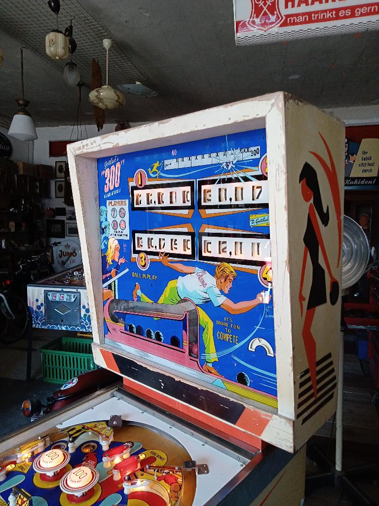 Flipperkast Gottlieb 300 Bowling, Verzamelen, Ophalen, Gebruikt, Flipperkast