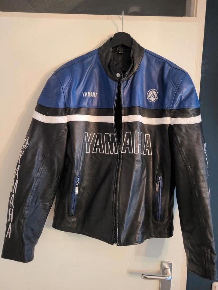 Yamaha motorjas van kalfsleer, Motoren, Kleding | Motorkleding, Jas | leer, Heren, Tweedehands, Ophalen of Verzenden