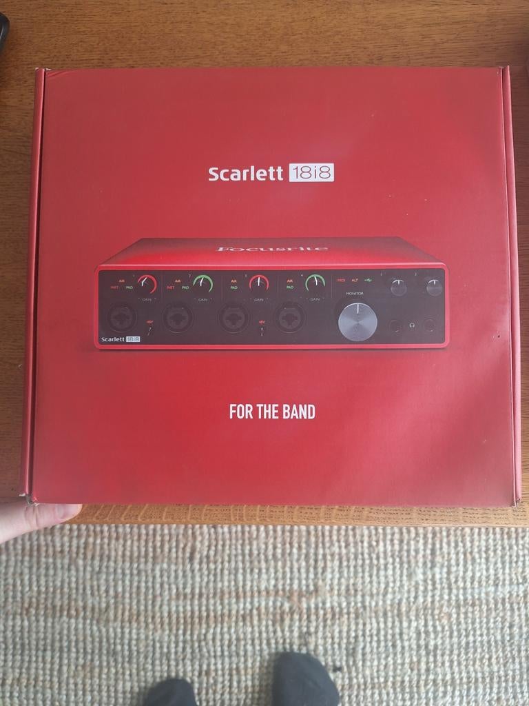 Focusrite Scarlett 18i8 3rd gen, Ophalen of Verzenden, Zo goed als nieuw
