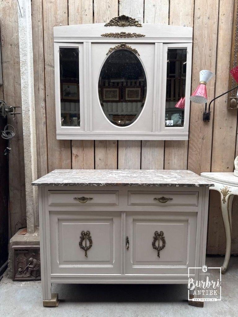 antieke commode met marmeren blad, Ophalen