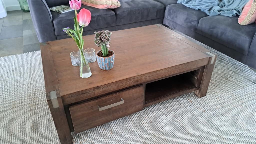 Salontafel Acacia hout, Ophalen of Verzenden