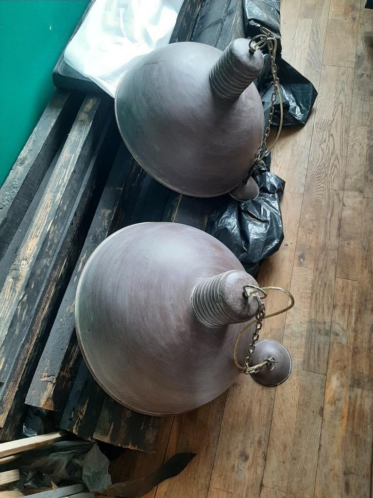 2 hanglampen voor boven tafel of mancave, Ophalen of Verzenden