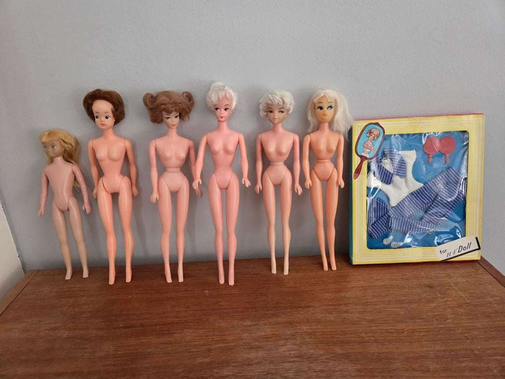 vintage barbie clone dolls 60.s, Verzamelen, Poppen, Verzenden, Gebruikt, Fashion Doll