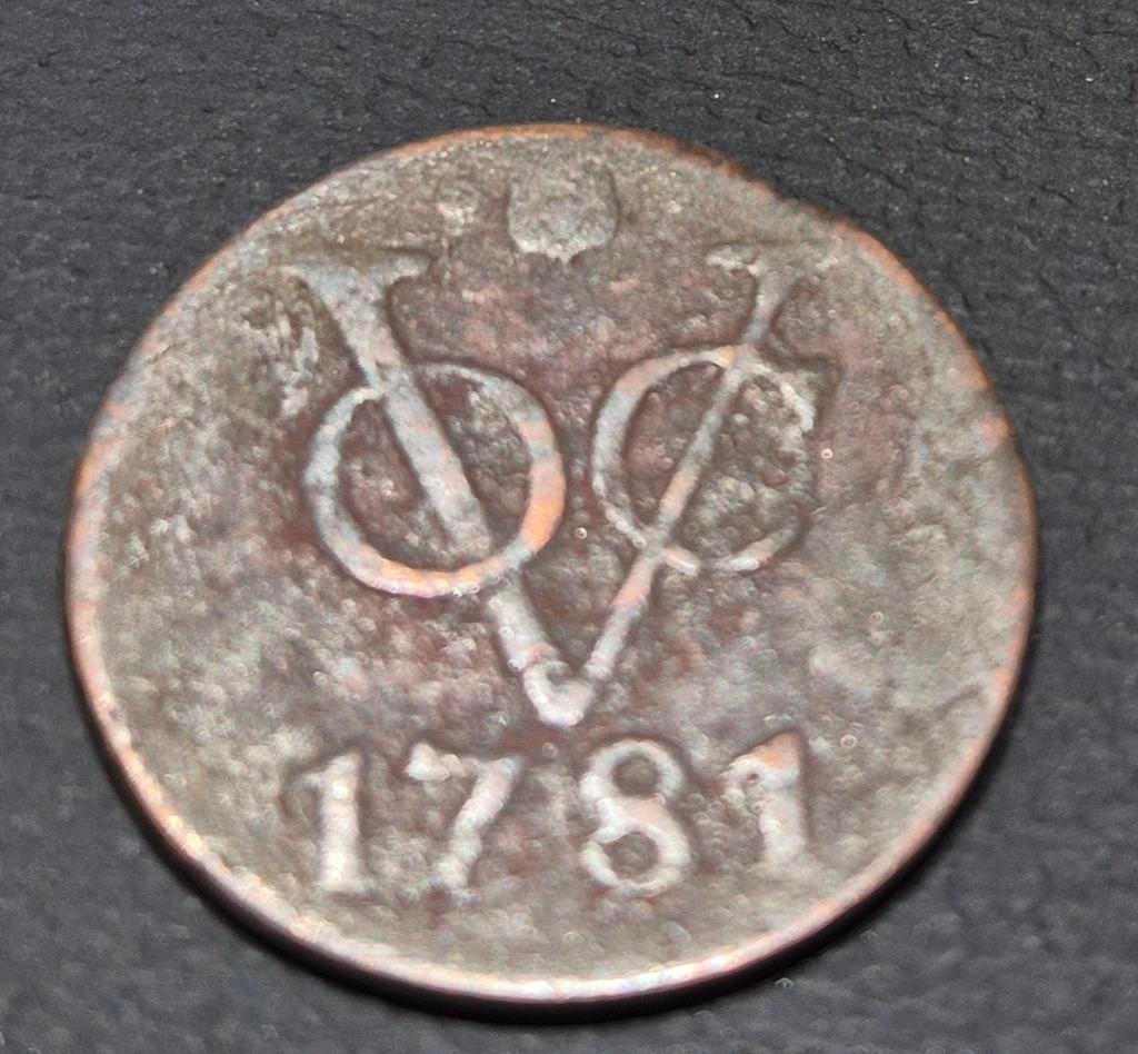 VOC Munt 1781 - Bieden naar waarde, Postzegels en Munten, Munten | Nederland, Ophalen of Verzenden, Vóór koninkrijk, Overige waardes