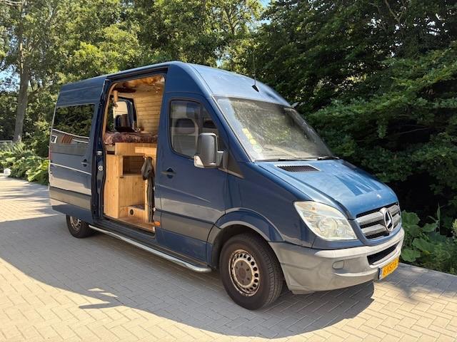 Camper - Mercedes-Benz Sprinter 4X2 2012, Auto's, Automaat, Euro 5, Achterwielaandrijving, Blauw