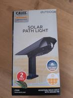 Calex Solar Path Light - 2 stuks - Warm Wit Licht, Tuin en Terras, Buitenverlichting, Zonne-energie, Kunststof, Minder dan 50 watt