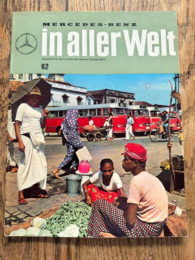 Mercedes tijdschrift In aller Welt 1963 nr 62, Boeken, Ophalen of Verzenden, Gelezen, Mercedes
