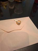 Gouden ring met steen, Sieraden, Tassen en Uiterlijk, Ringen, Zo goed als nieuw, Dame, Goud, Goud