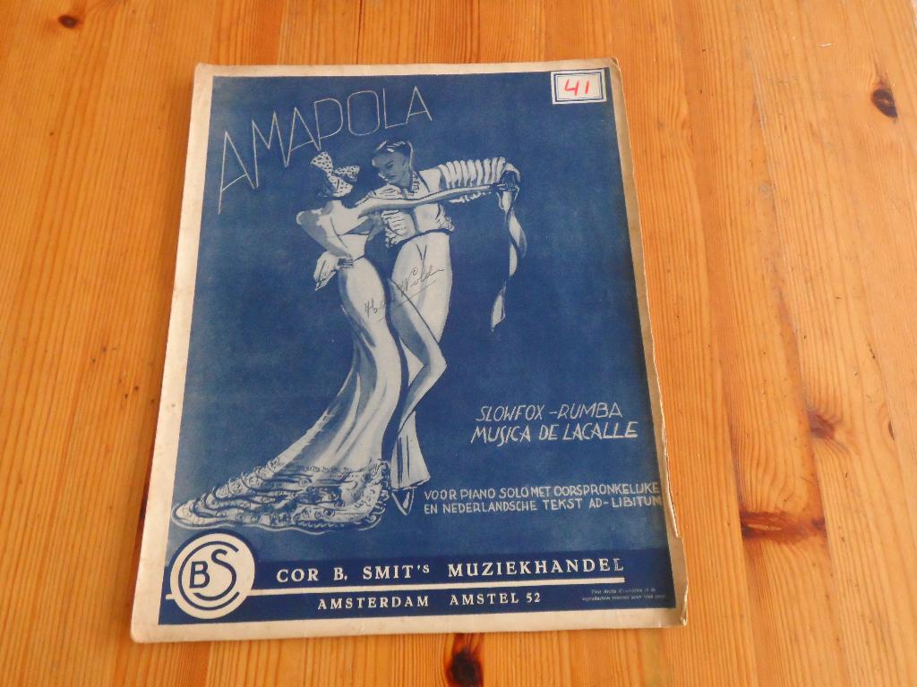 Amapola - lacalle / g. J. Van zuylen, Gebruikt, Gitaar, Ophalen of Verzenden, Artiest of Componist