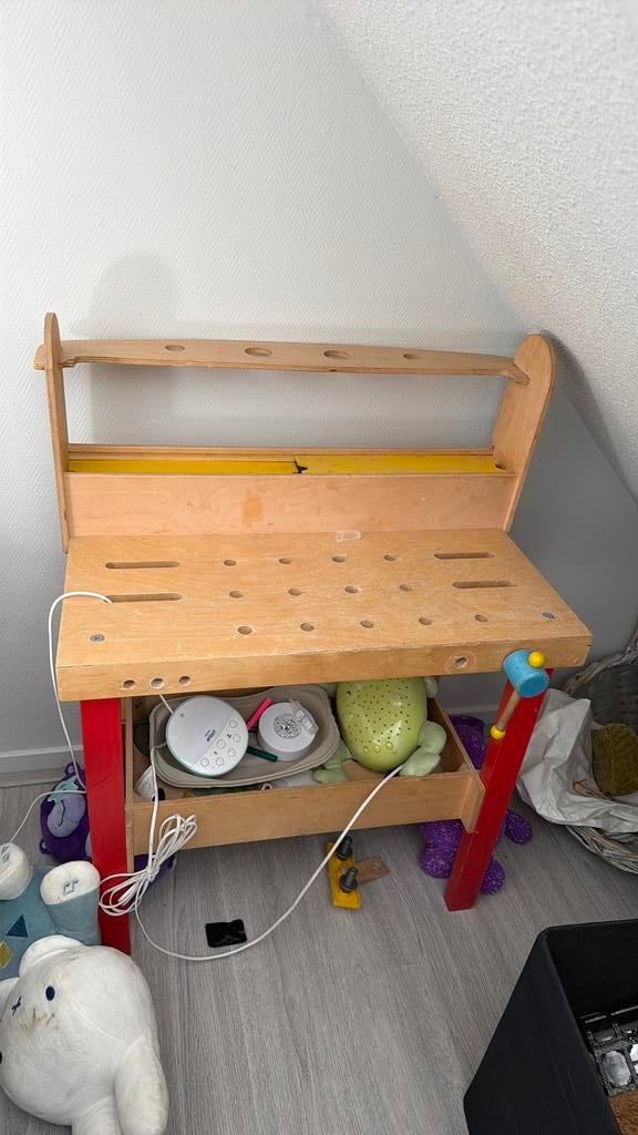 Houten werkbank, Ophalen, Zo goed als nieuw