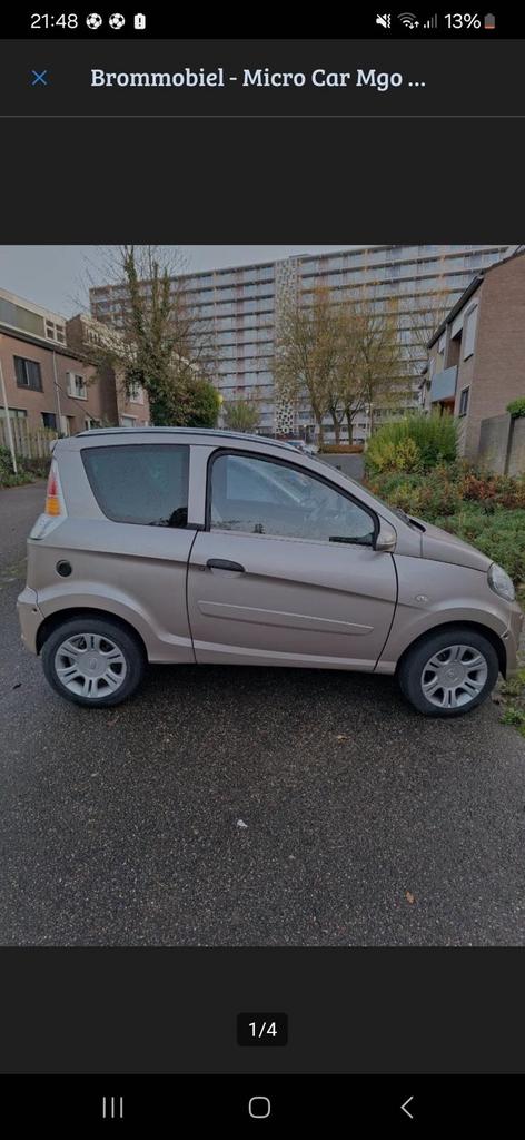 Microcar M.Go 2010 | Brommobiel | MOET WEG  €4000, Ophalen, Gebruikt, 46 km of meer, 16 km/u of meer