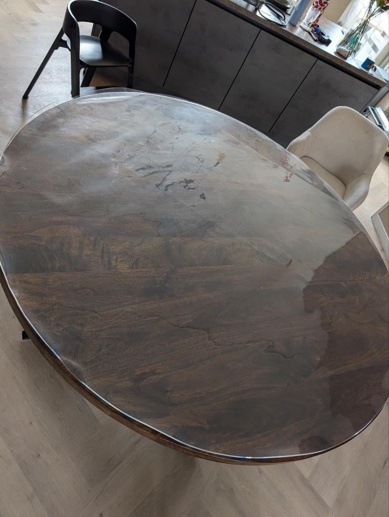 Tafelzeil rond 150 cm, Rond, Nieuw, Ophalen of Verzenden, 75 cm of meer