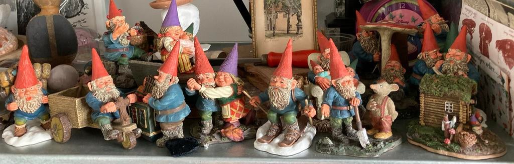 Kabouters, boeken, beeldjes, david, paulus, wipneus, pim, Ophalen of Verzenden