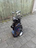 Golf tas met clubs, Ophalen