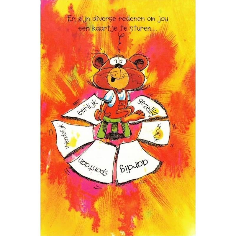 Verjaardagskaart Belangrijkste reden bij Stichting Superwens, Diversen, Ophalen of Verzenden, Nieuw