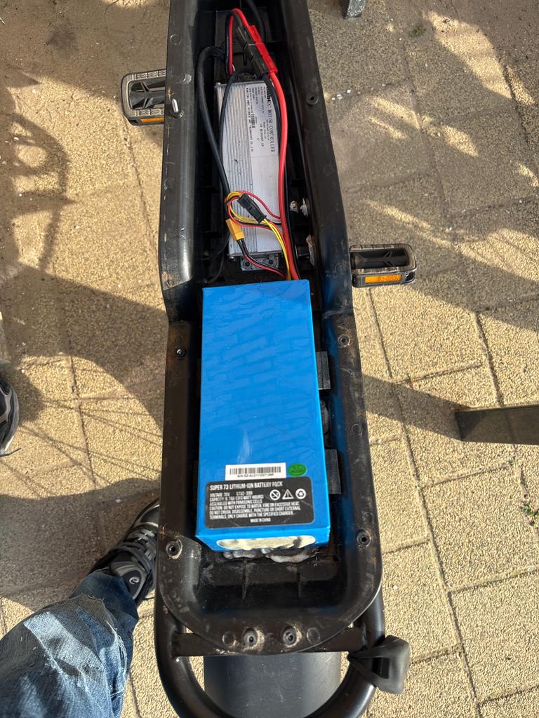 Niet werkende super 73 accu, Ophalen of Verzenden, Gebruikt, Oplaadbaar