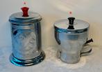 Vintage theebus en Retro suikerschuif, Ophalen of Verzenden, Gebruikt
