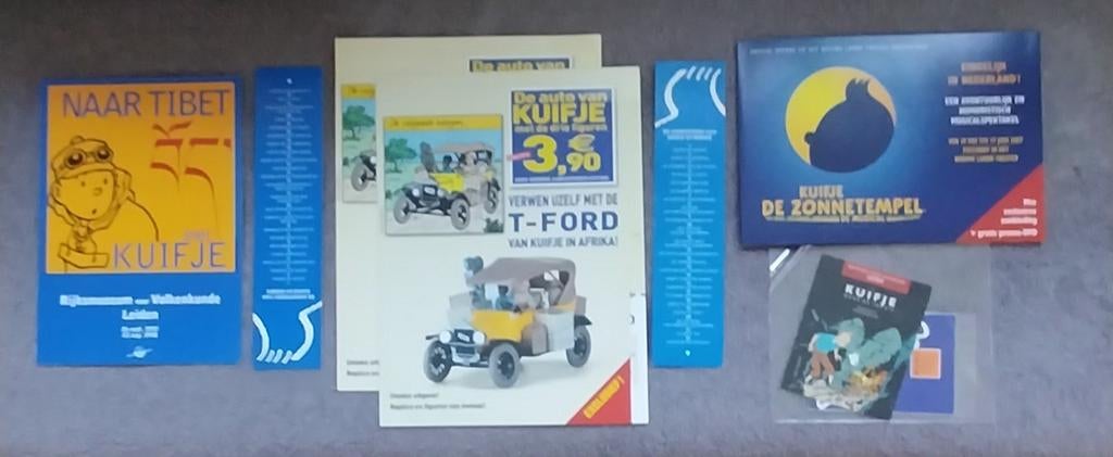 Diverse Kuifje Reclame en Promotiemateriaal, Verzamelen, Ophalen of Verzenden, Kuifje