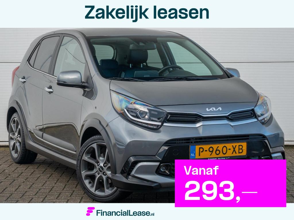 Kia Picanto 1.0 T-GDi X-Line 5p| Stoel+stuurverwarming| Clim, Auto's, Kia, Bedrijf, Lease, Financial lease, Picanto, ABS, Achteruitrijcamera