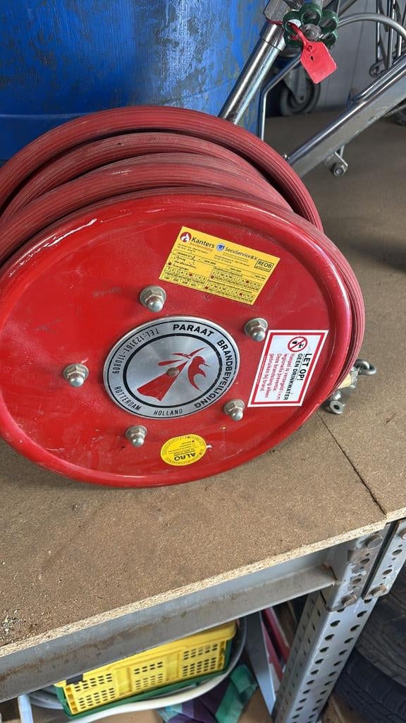 Brandslanghaspel Paraat Brandbeveiliging Rotterdam, Ophalen of Verzenden, Gebruikt